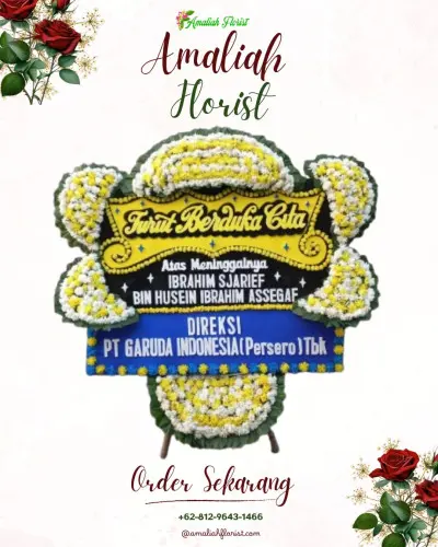 Papan Bunga Duka di Cawet